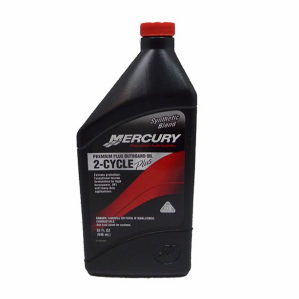 Quicksilver New OEM Premium Plus 2-Cycle TC-W3 Oil, 92 ...