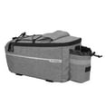thumbnail image 6 of 10L Cycle Rear Rack Pannier Trunk Bag , Gray, 38x15.5x18cm, 6 of 10