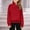Red, variant on Teyfeniy Half Zipper Hoodies for Boy and Girls Solid Color Sweatshirts with Pocket Long Sleeve Cuff with Thumb Holes for Casual Athletic Fall Winter Pullover Tops