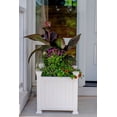 thumbnail image 2 of Vita Classic 15" L x 15" W Cardiff Vinyl Planter Box, White, VA68212, 2 of 9