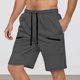 thumbnail image 2 of Mono tejido de moda para hombre para primavera-verano. Pantalones cortos transpirables: cintura elástica, tejido ripstop, varias tallas para actividades al aire libre, senderismo y playa (S-XXXL)., 2 of 8