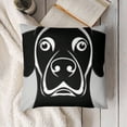 thumbnail image 3 of YINGXI  Reserved for The Dog Funny Dog Quotes Throw Pillow Cover Covers,Funny Dog Decorations for Home Bedroom Living Room,Funny Gifts for Dog Lover Girls Women(Black) 24x24in, 3 of 5