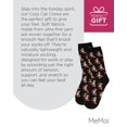 thumbnail image 7 of MeMoi Women's Cozy Cat Holiday Crew Socks - Womens - Female, 9-11, Black, 7 of 7