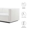 thumbnail image 3 of Loveseat Sofa, Tufted, White, Fabric, Living Room Lounge Cafe Lobby Hospitality Restaurant, Modern Contemporary, HB37022, 3 of 11