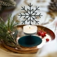 thumbnail image 6 of Diceymbol Christmas Candle Holder 5.91 Inch Black Iron Deer Tree Decor, 6 of 6