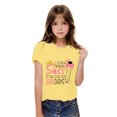 thumbnail image 1 of Xihbxyly Camiseta con Estampado "School Days", Manga Corta Moderna, Tejido Suave y Transpirable, Ropa Informal, Blusa de Verano para Niña, Atuendo Escolar Diario, de 3 a 14 Años, 1 of 6