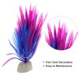 thumbnail image 3 of Unique Bargains 2 Pcs Aquarium Plants Decorations Artificial Aquatic Plant Purple 5.12", 3 of 7