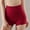 Red, variant on Zorckvet Womens Underwear Seamless Boy Shorts High Waist Panties for Women Comfort