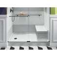 thumbnail image 4 of Kohler 1979-96 60 x 36 in. Tresham Alcove Shower Left Base Drain - Biscuit, 4 of 7