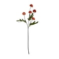 thumbnail image 5 of KGJQ Artificial Pompon Mum, 5 Heads Faux Mini Chrysanthemums Ball, Small Fake Flower Stem for Vase Filler, DIY Bouquet, Autumn Table Centerpiece, Flower Arrangements, 5 of 8
