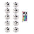 thumbnail image 1 of 1-10pcs IP65 Waterproof Submersible LED Lights Remote Control LED Tea Mini Lights Underwater Lamp For Wedding Party Vase Decor ,Easy to Install, 1 of 7