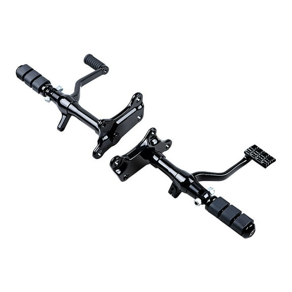 Astra Depot Black CNC Forward Controls Foot Pegs Kit for 1991-2003 Harley Sportster XL 1200 883