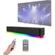 thumbnail image 1 of Soundbar for TV Bluetooth 50 Soundbar with LED Lights 3D Surround Sound Bar with 2000mAh Battery for TV Speakers PC Home Theater Gaming Projectors Sup, 1 of 5