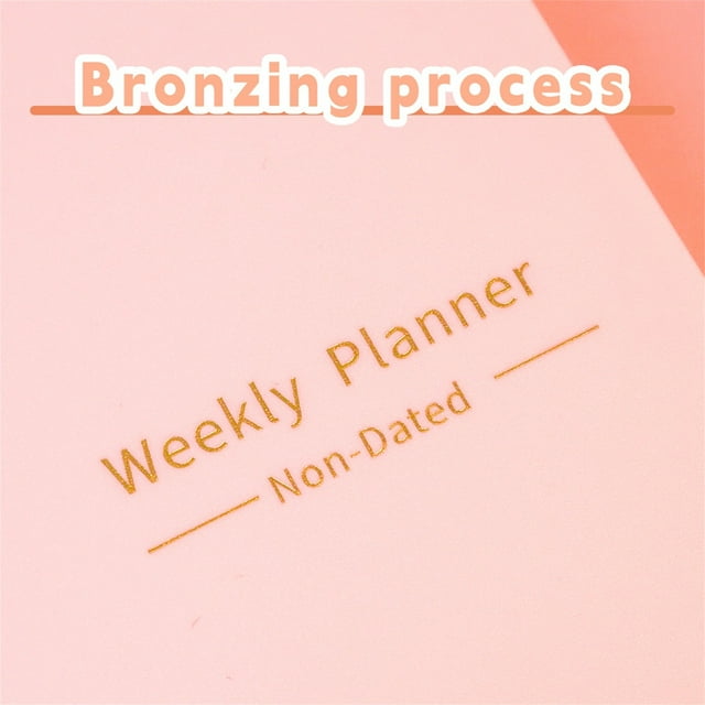 Calendar and Notebook Combo,Daily Planner|Your All in One Day Organizer, At A Glance Weekly Agenda, Yearly Calendar Book | Planners for Personal, Professional, Academic & Work Goals and Schedule