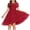 Wine, variant on Ashirexll Girls Summer Dress Children Short Sleeve Polka Dots Print Mesh Overlay Princess Gauze Skirt for Teens Kids