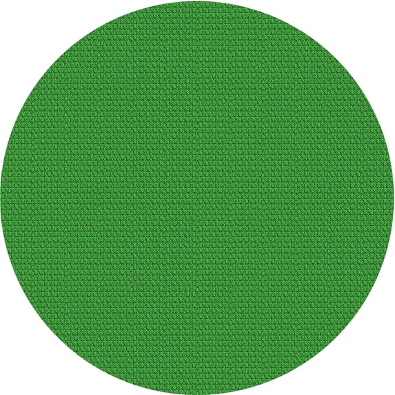 Ahgly Company Machine Washable Indoor Square Transitional Green Area Rugs, 3' Square