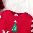 thumbnail image 6 of WIBACKER My First Christmas Baby Girl Boy Romper Newborn Clothes Long Sleeve Jumpsuit + Hat Infant Outfits Set, 6 of 8