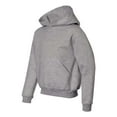 thumbnail image 2 of Jerzees Youth NuBlend Pull Over Hooded Sweatshirt, S, Oxford, 2 of 2