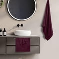 thumbnail image 4 of BELIZZI HOME Ultra Soft 3 Pack Cotton Towel Set, Contains a Bath Towel 28x55 inch, a Hand Towel 16x24 inch & a Wash Coth 12x12 inch, Ideal Everyday use, Compact & Lightweight - Burgundy, 4 of 6
