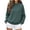 Navy, variant on Hurxie Sweatshirt for Women Waffle Knit Crewneck Long Sleeve Casual High Low Pullover Sweatshirts Tops Wine,L
