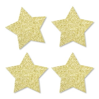 Graduation Party Decoration Banner Gold Star for Birthday Streamers Glitter Star Paper Garland Hanging Decoration for Congrats Grad Wedding Birthday