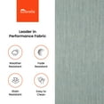 thumbnail image 7 of Covers & all Sunbrella Square Dining Chair Cushions 3" Foam Tear and UV Resistant Outdoor chairs, 7 of 7