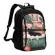 thumbnail image 1 of Easygdp Black Cat Pink Bathroom Mochila para Laptop de Viaje con Puerto USB, Mochila para Laptop con Puerto de Carga USB para Mujeres y Hombres, 1 of 7