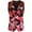 Watermelon Red, variant on YAYUBA Mens Suit Vest Paisley Floral Victorian Vests Valentines Day Casual 3D Digital Heart Shaped Print V Neck Sleeveless Coat Suit Vest Top