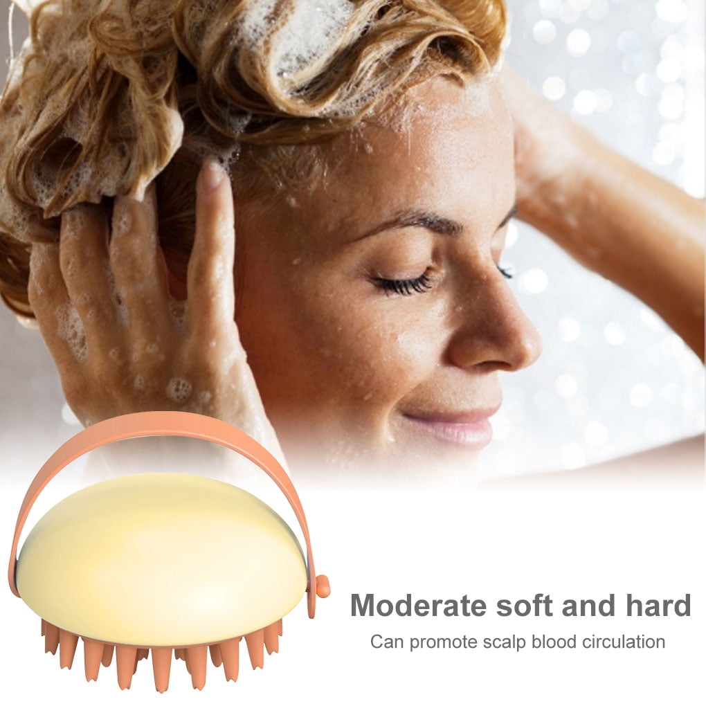 ROBOT-GXG Hair Scalp Massager Brush - Hair Scalp Brush Dandruff Cleaning Brush Shower Scalp Shampoo Brush Scalp Massager Scalp Massage Comb with Detachable Handle Bath Shower Scrubbing Tool