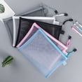 thumbnail image 4 of Nvzi 10 bolsas de maquillaje A4, bolsa de cosméticos, carpeta de archivos, bolsa de malla, bolsas de papel, carpetas, bolsa de almacenamiento de documentos, 13,2 x 9,45 pulgadas, rosa, 4 of 4