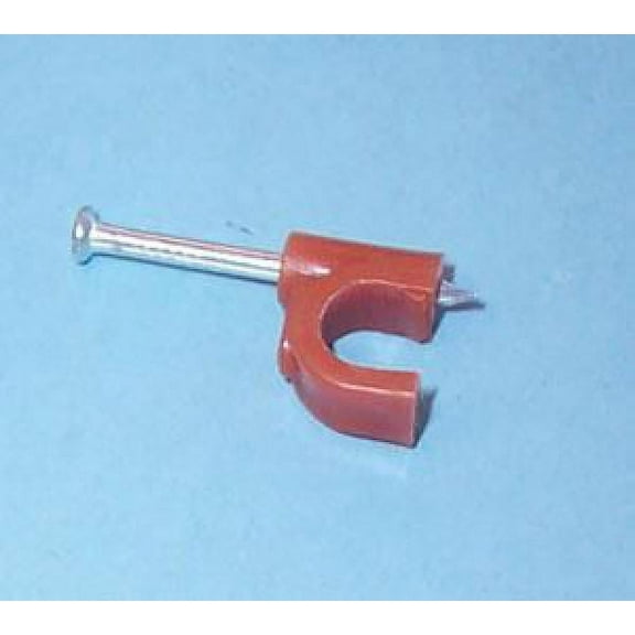 PRO POWER - Coaxial Cable Clips Brown 6.0-7.0mm 100 Pack