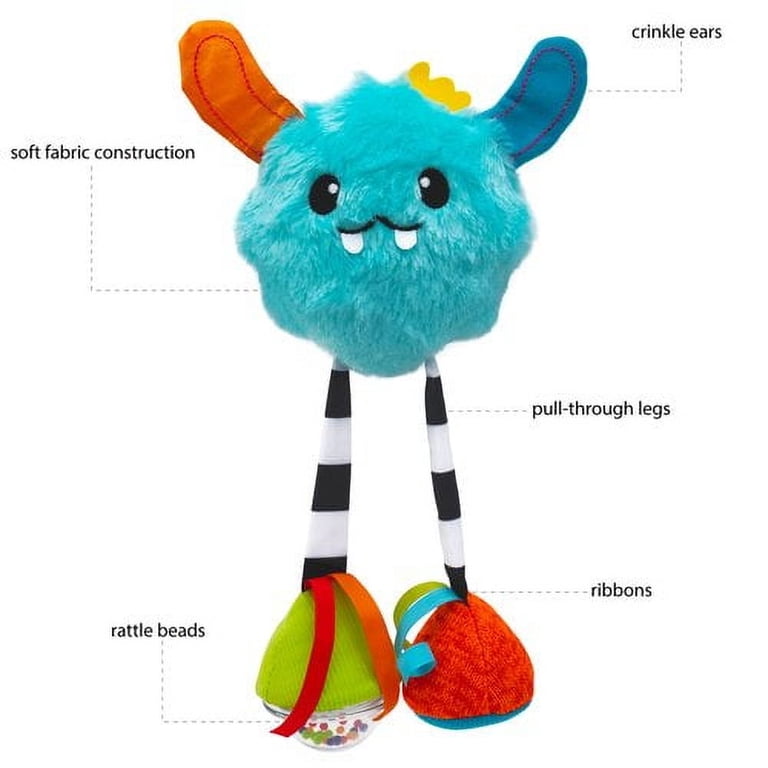 Sassy Hug & Tug Yeti 0 Months and up attaches to car seat and