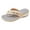Beige, variant on YLYL Womens Wedge Flip Flops Sandals Clip Toe Slip on Lightweight Comfortable Casual Summer Beach Slippers