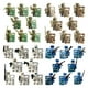 thumbnail image 1 of Stackodo 24 Piezas Figuras de Soldado Camuflaje Militar, Minifiguras de Juguete de Bloques de Construcción para Regalo de Cumpleaños para Niños, 1 of 6
