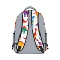 thumbnail image 3 of Cute Dinosaur Pattern Backpack for School,Cute School Bag,Schoolbag with Adjustable Shoulder Straps & Padded Back,15.3"x11"x6.7", 3 of 6