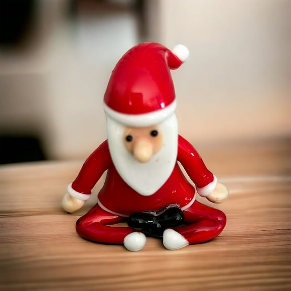 Yoga Santa Figurine Lotus