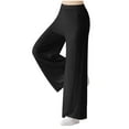 thumbnail image 2 of Buigttklop Pants for Women 2024 Women'S Loose High Waist Wide Leg Pants Workout Out Leggings Casual Trousers Yoga Gym Pants, 2 of 6