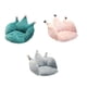thumbnail image 3 of Matsuzay Bonitos cojines para silla, cojín de asiento relleno, respaldo de cintura cálido, respaldo lavable, almohada de suelo para niñas de Decoración del hogar Azul Matsuzay HA084453-01, 3 of 6