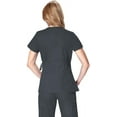 thumbnail image 2 of koi Classics Women's Katelyn Wrap Solid Scrub Top, 2 of 6