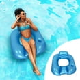 thumbnail image 6 of Inflatable Floating Lounge Chair for Pool and Beach - Comfortable Backrest Sofa for Ultimate Relaxation and Fun in the Water, 6 of 7