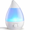 thumbnail image 1 of Waterdrop 2.4 Liter Ultrasonic Humidifier Cool Mist With Filter For Babies, Children, All Night Long, Quiet, Automatic Switch-Off, Long-Lasting, 7-Color Led Lights (Up To 35m²), 1 of 5