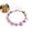 Pink, variant on Artificial Rose Flower Headband – Floral Hair Accessory with Green Leaves for Weddings, Festivals, Photoshoots & Parties