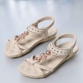 thumbnail image 4 of MKLEKYY Sandalias Antideslizantes para Mujer, Cómodas, para Uso Diario, Transpirables, Planas, de Verano, para Playa, Informales, Con Punta Abierta, 4 of 4