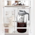 thumbnail image 2 of Cold Brew Coffee Maker - 2 Quart 64oz Stainless Steel Filter Cold Brew Pitcher Jar, No Leaks Cold Brew Mason Jar Coffee Maker, Easy to Clean Cold Coffee Maker Gray 64 Ounces Gray 64 Ounces, 2 of 5