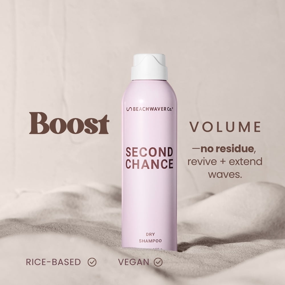 Beachwaver Second Chance Dry Shampoo, Hair Care for All Hair Types, 5.4 oz