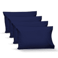 thumbnail image 1 of 4 Fundas de almohada percal 200 Rebeca Estándar Marino, 1 of 5