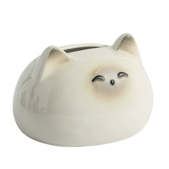 Caja de pañuelos de gato creativa inspirada en crema for el hogar, sala de estar, dormitorio, decoración pequeña de lujo ligera, caja de papel de escritorio