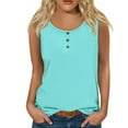 thumbnail image 2 of Topvent Women Summer Sleeveless Casual Solid Color O-Neck T-Shirt Tops Blouse, 2 of 5