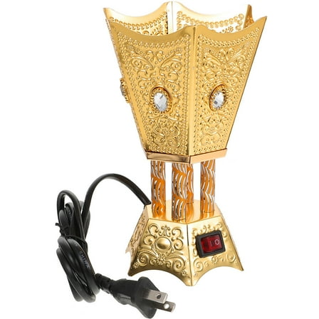 WHAMVOX Electric Incense Burner Arabian Style Desktop Plug in Censer Burner Home Decor US Plug