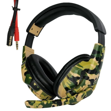 TSV Gaming headsets PS4 Headphones with Surrounding Stereo Subwoofer, Volume Control, Noise Canceling, Long Flexible Mic, Fit for PS4, Xbox One, Switch, PS3, Mac, Laptop, Mac Nintendo Switch Games